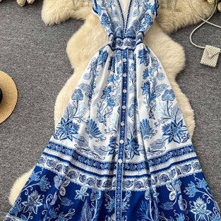 Floral Bohemian Maxi Dress