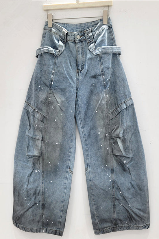 Trendy Straight Cargo Jeans