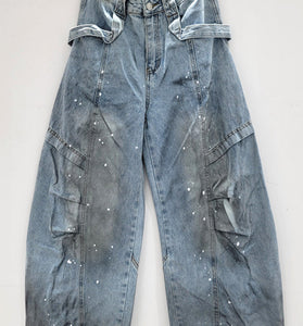 Trendy Straight Cargo Jeans
