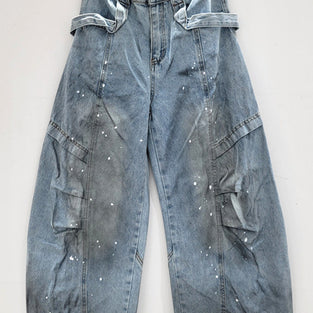Trendy Straight Cargo Jeans