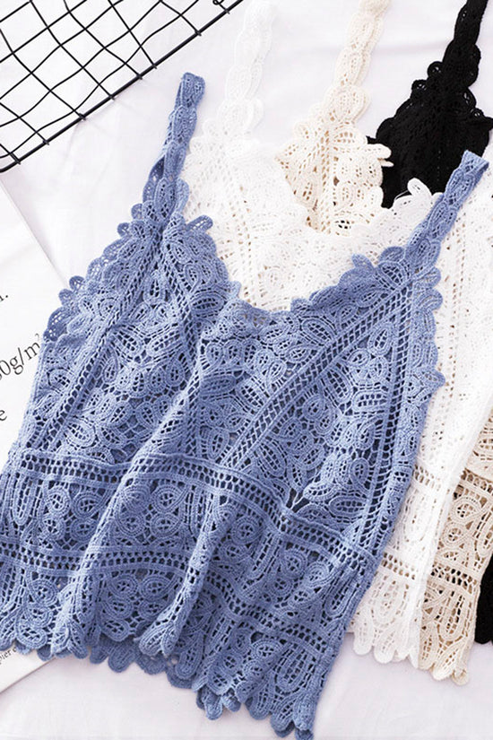 Floral Crochet Tank Top