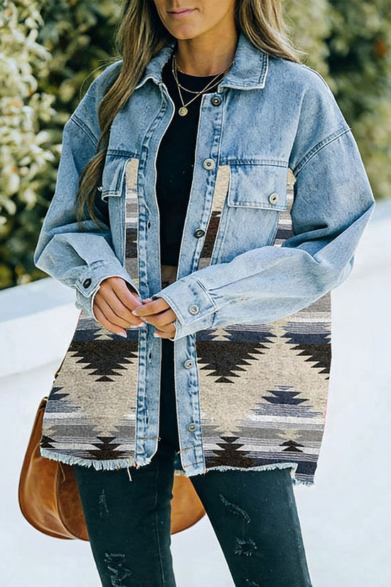 Stylish Oversized Denim Jacket