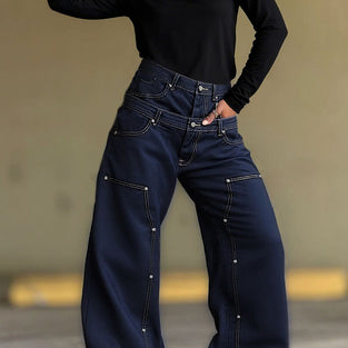 Bold Statement Straight Leg Jeans