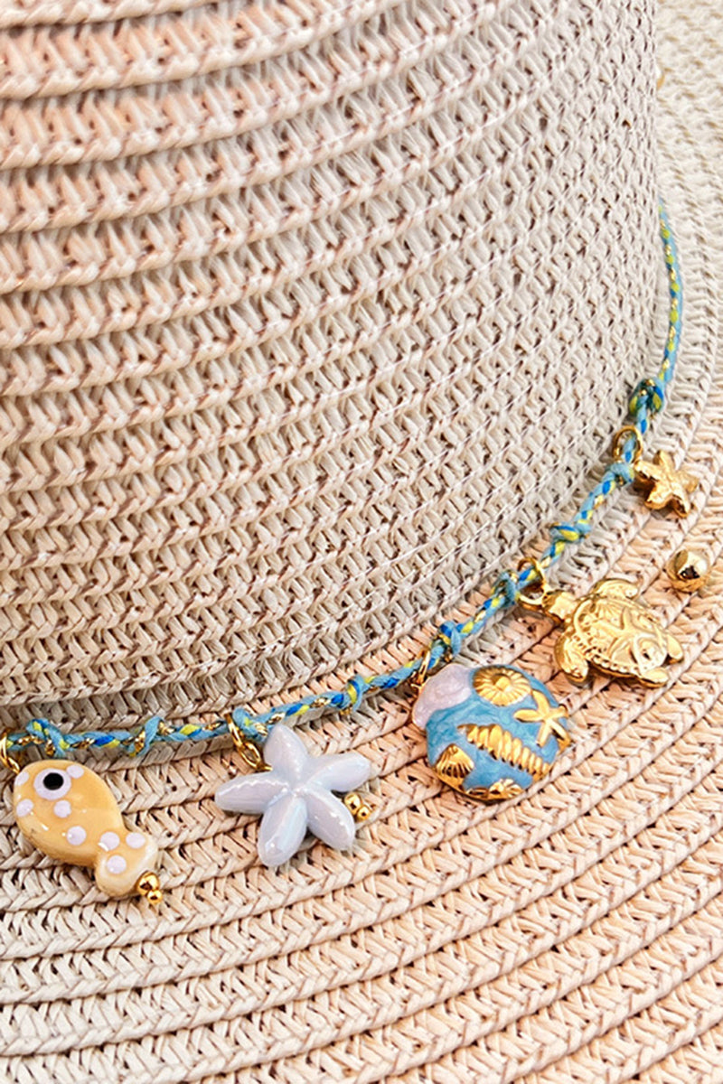 Sea Charm Necklace with Unique Pendants
