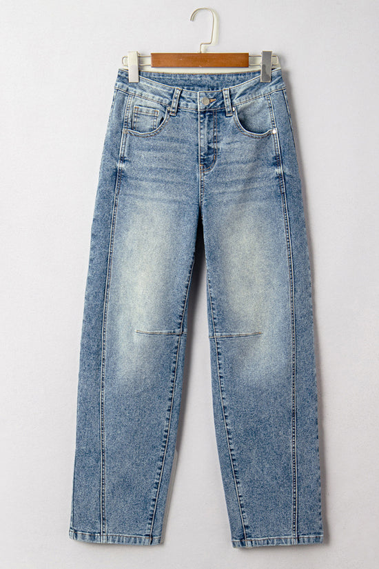 Classic Fit Straight Leg Denim Jeans