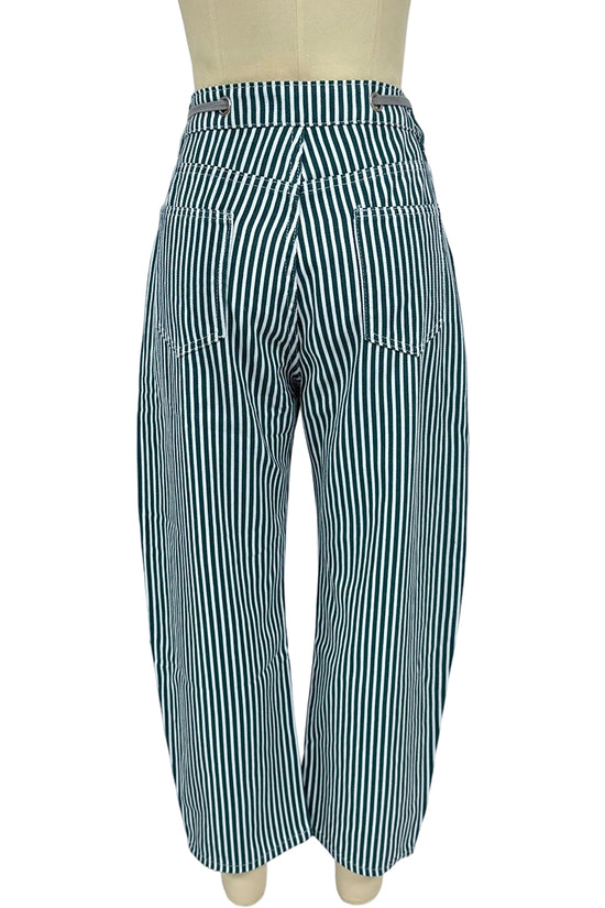 Striped Pattern Casual Loose Fit Pants