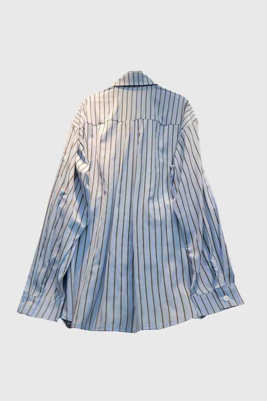 Striped Embroidered Button-Down Shirt