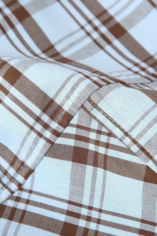 Plaid Pattern Long Sleeve Shirt