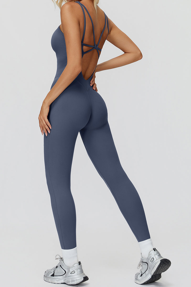 Sleek Sleeveless Bodycon Jumpsuit