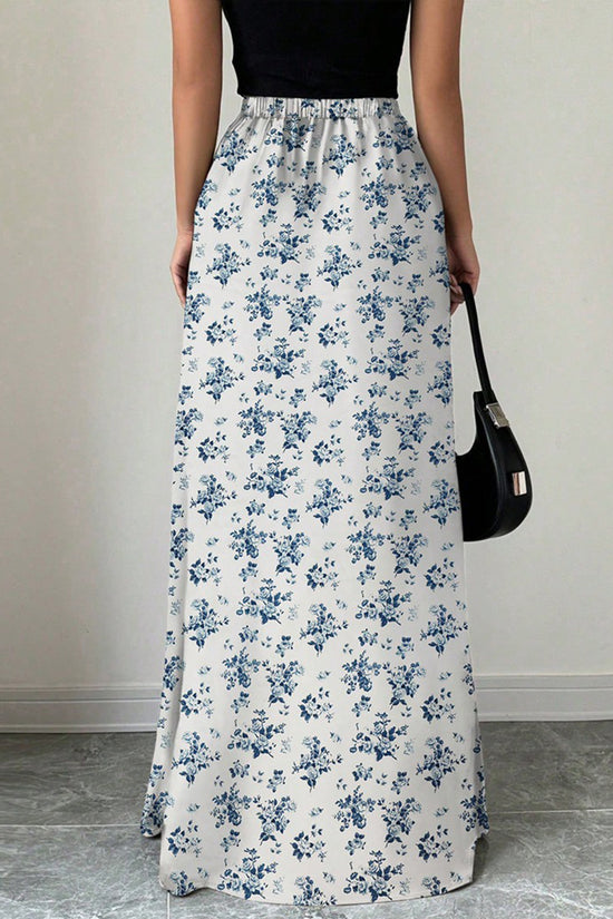 Floral Print Skirt