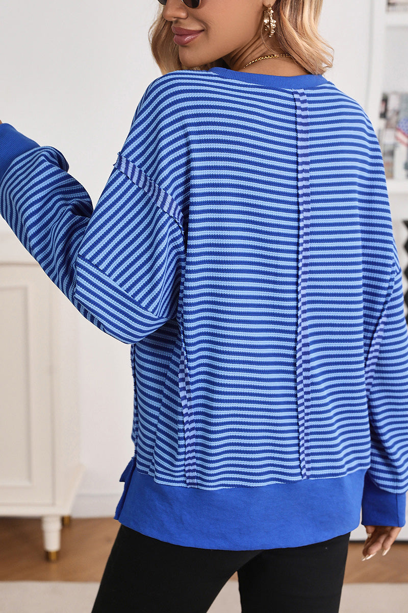 Cozy Oversized Textured Sweatshirt