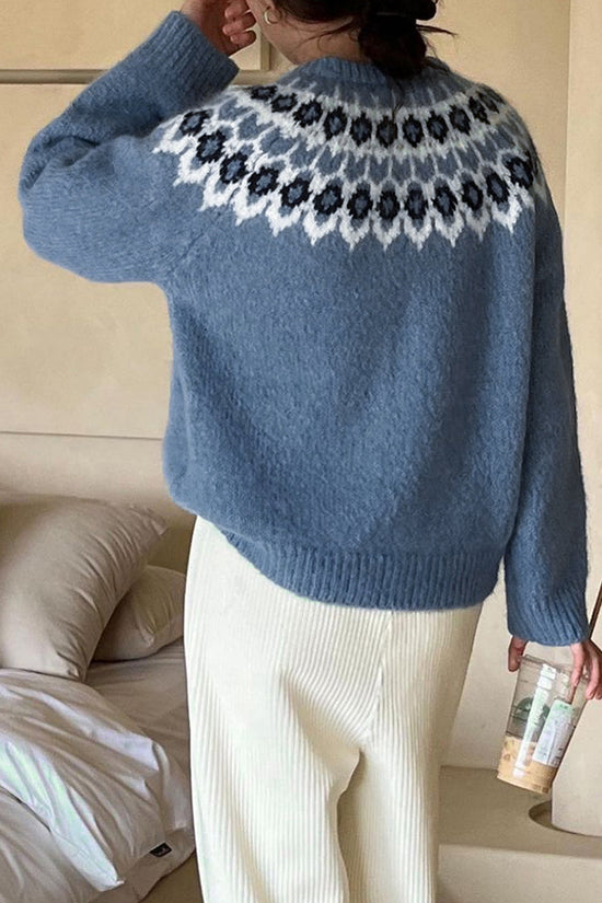 Nordic Pattern Cozy Sweater