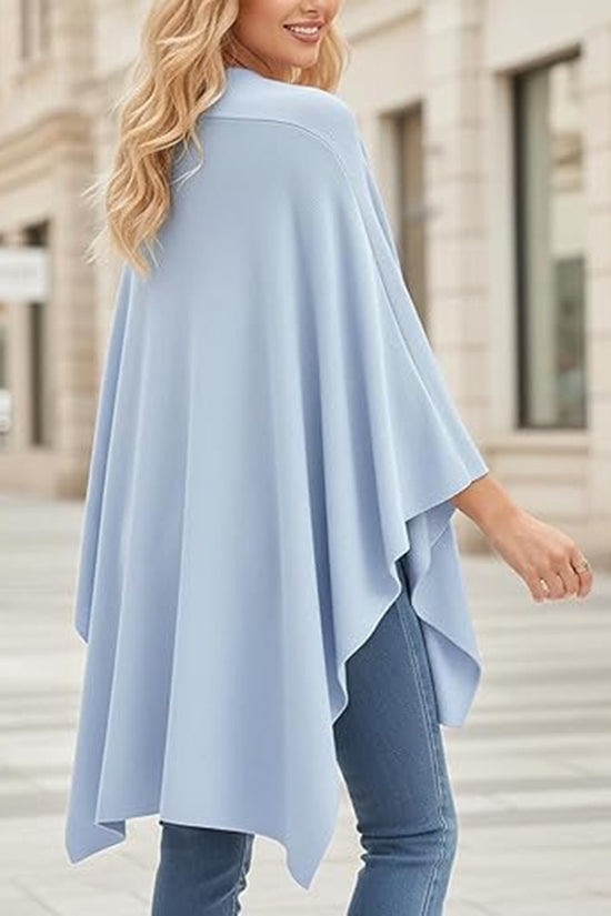 Elegant Draped Cardigan