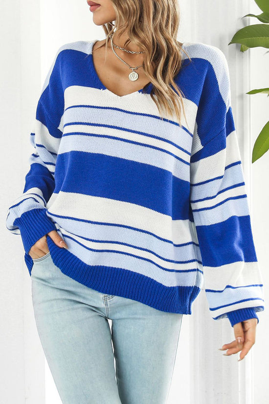 Striped Oversized Sweater