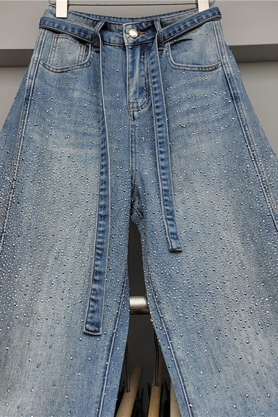 Sparkle Wide Leg Jeans