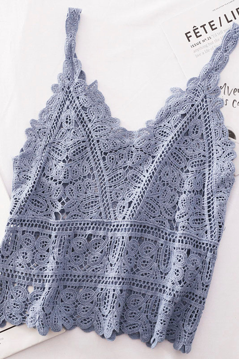Floral Crochet Tank Top