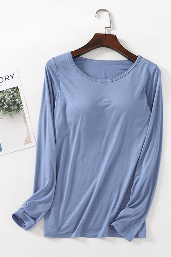 Essential Long Sleeve Crew Neck Tee