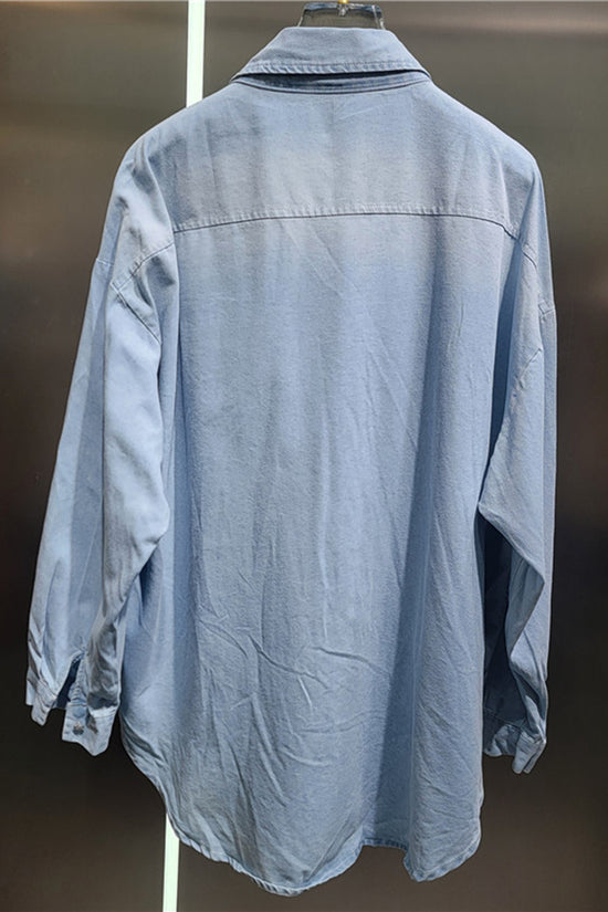 Embellished Button-Up Shirt
