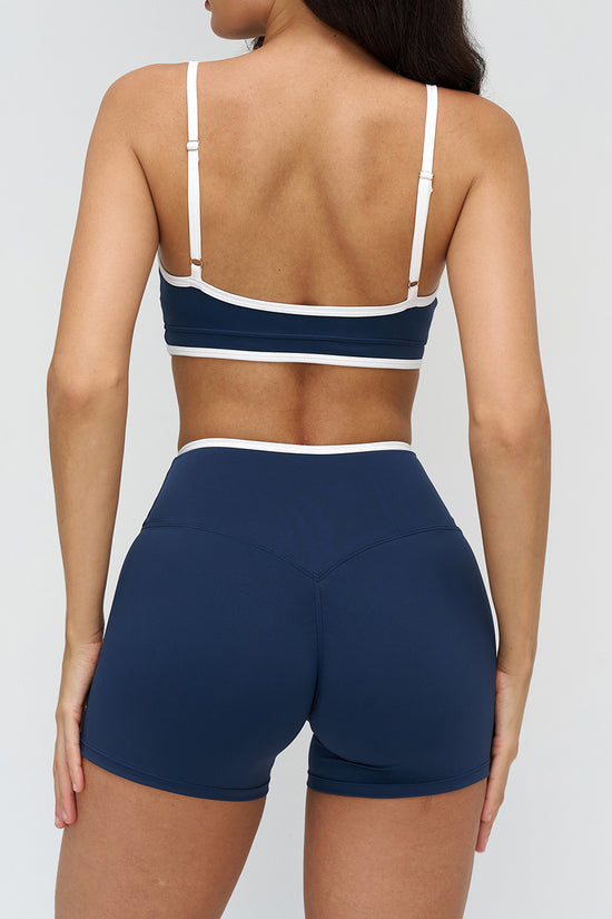 Sleek Activewear Set with Sporty Stripes