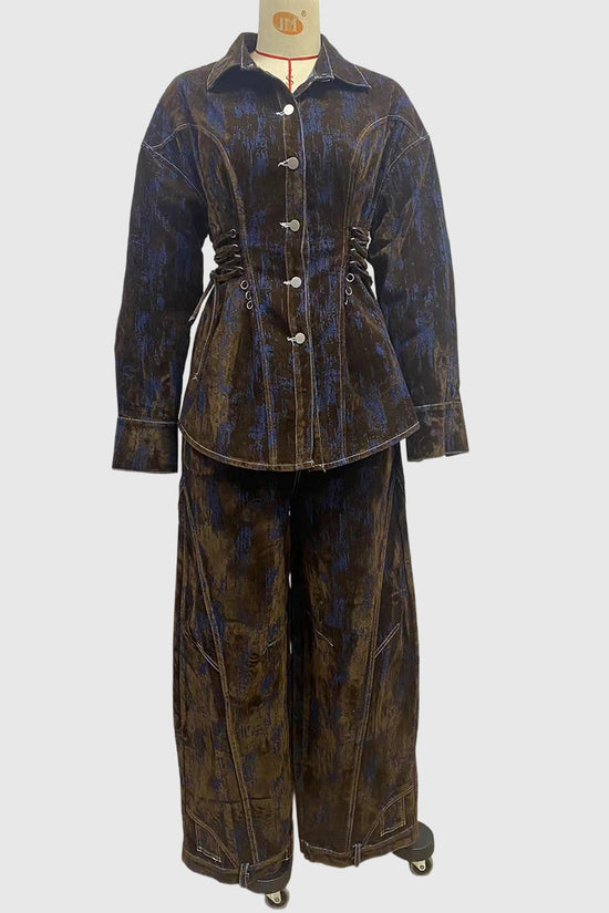 Chic Urban Style Pants Set