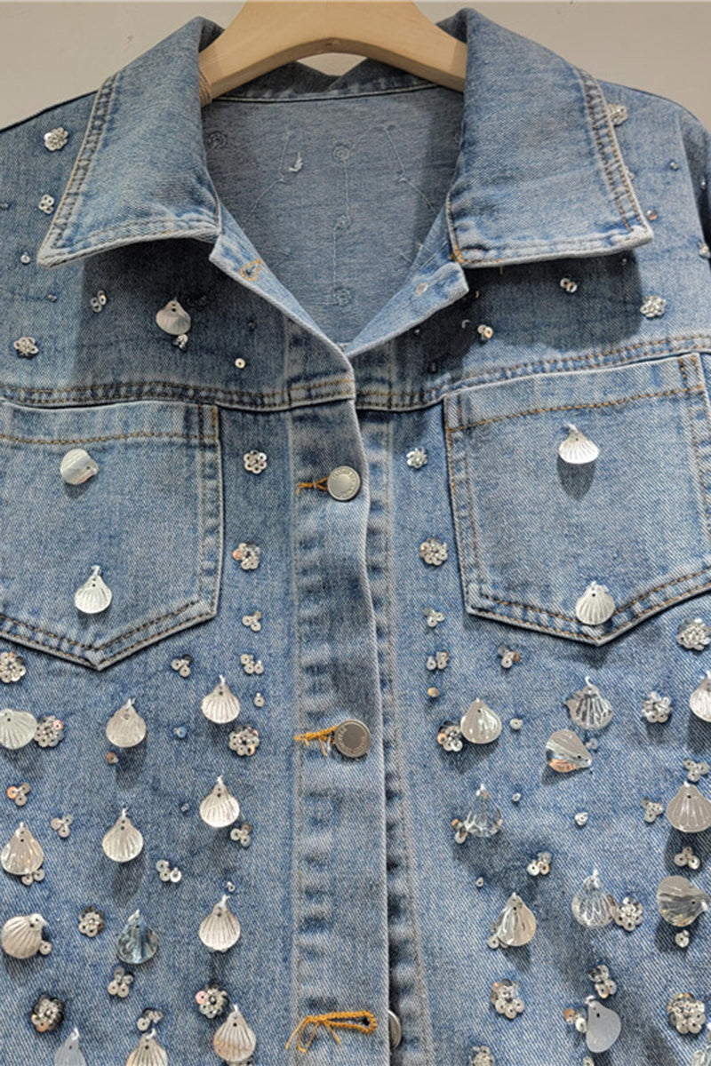Embellished Denim Jacket