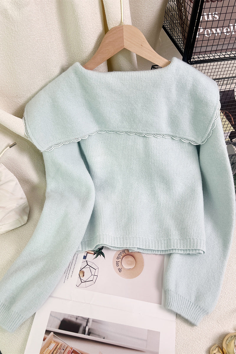 Elegant Button-Down Cardigan with Collar