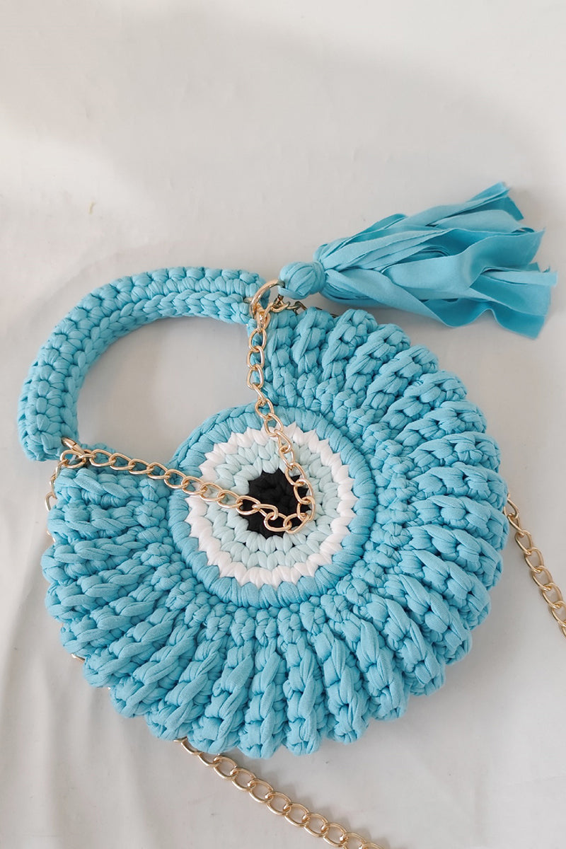 Chic Crochet Chain Shoulder Bag