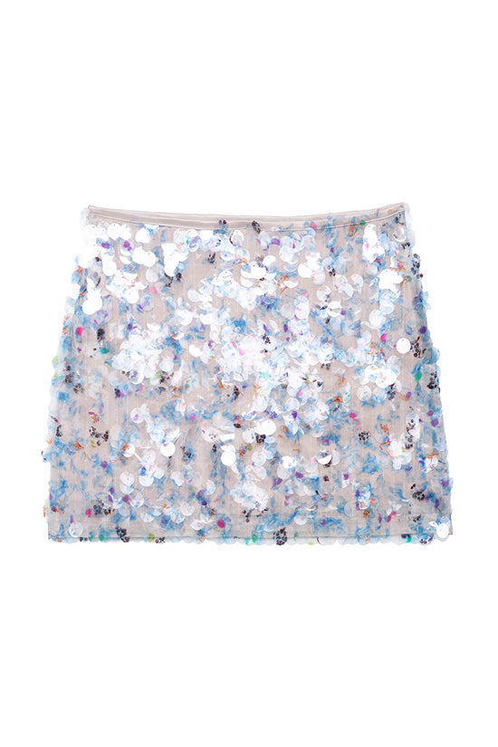 Sequin Embellished Mini Skirt