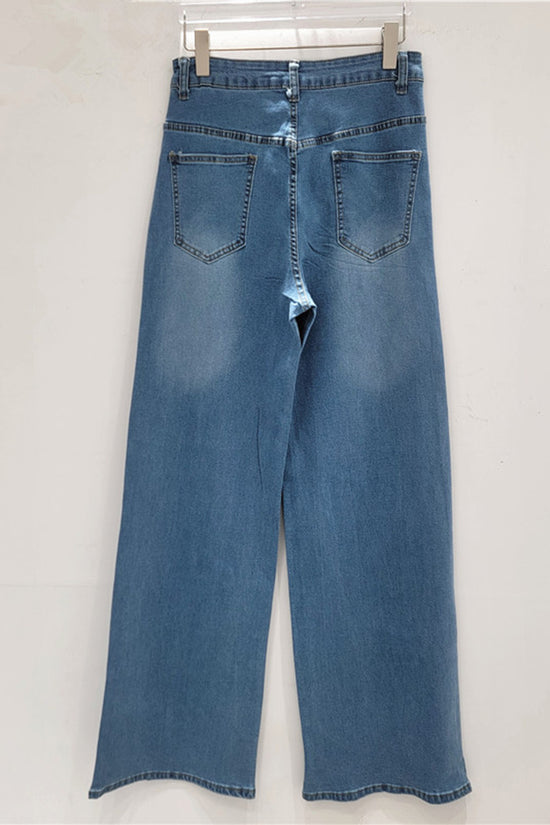 Embellished Straight Jeans