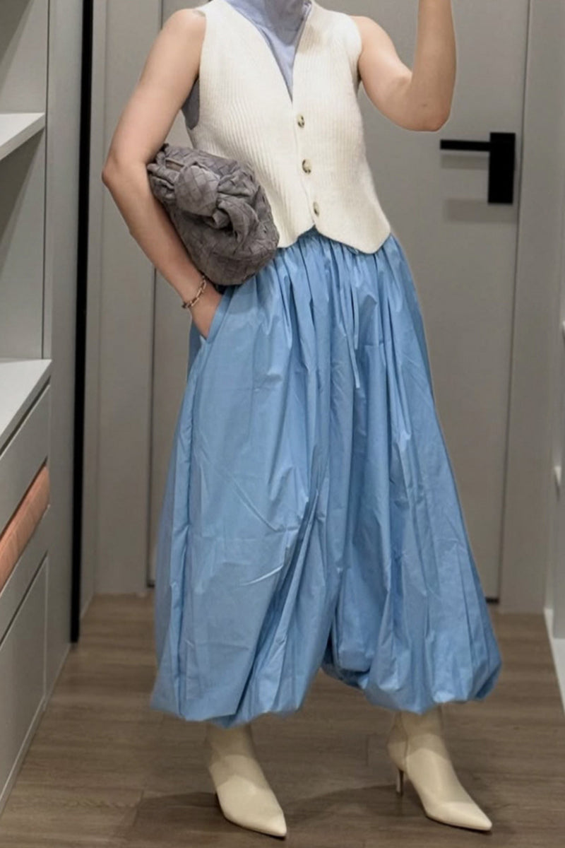 Elegant Oversized Casual Pants