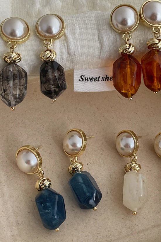 Elegant Pearl Drop Earrings