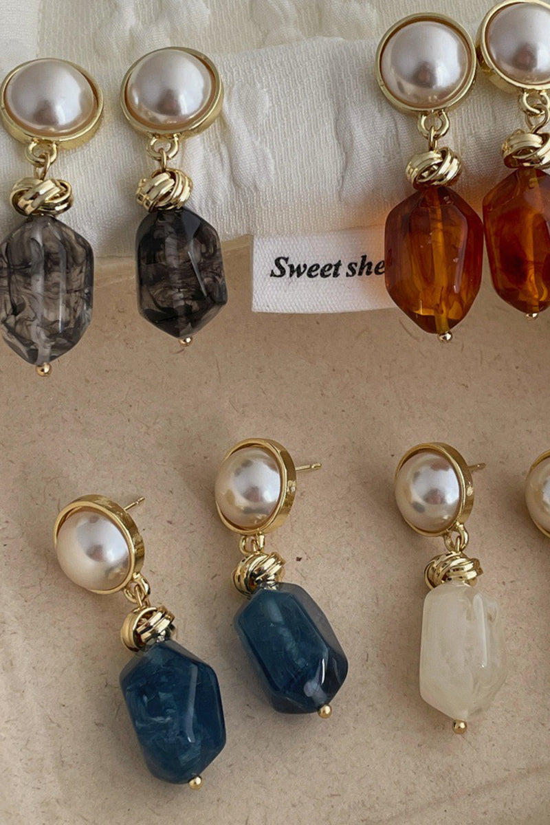 Elegant Pearl Drop Earrings