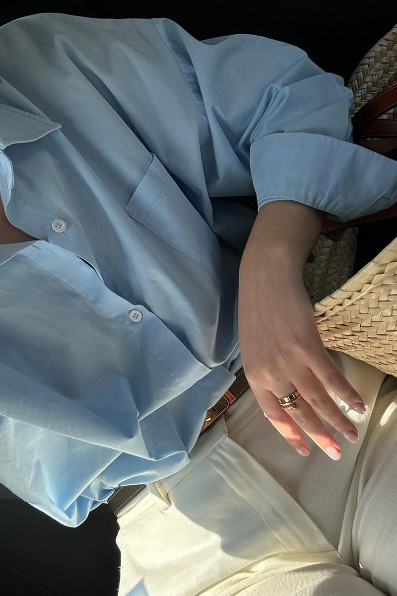 Classic Long Sleeve Button-Up Shirt