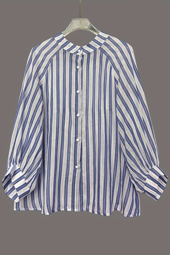 Striped Loose Fit Blouse