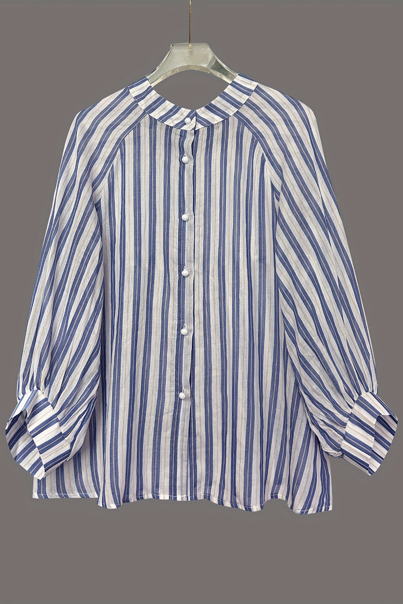 Striped Loose Fit Blouse