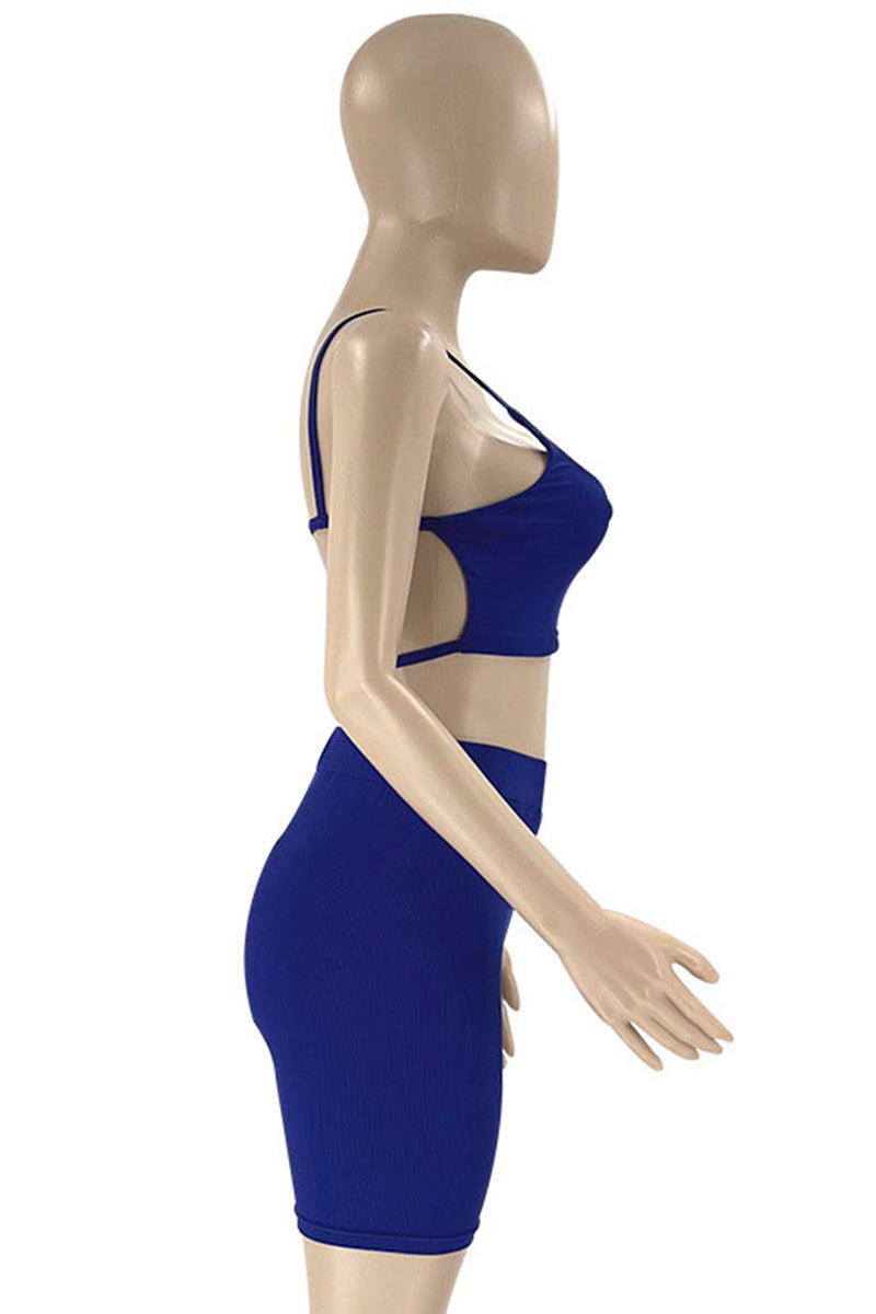 Sleek Sleeveless Workout Set