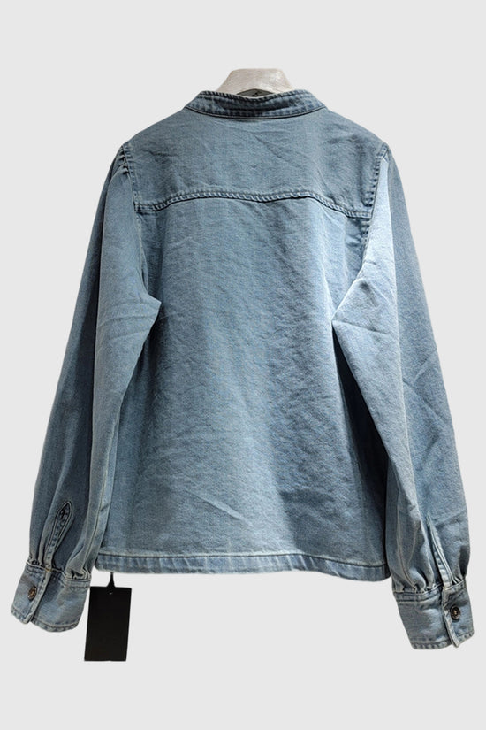 Floral  Denim Jacket
