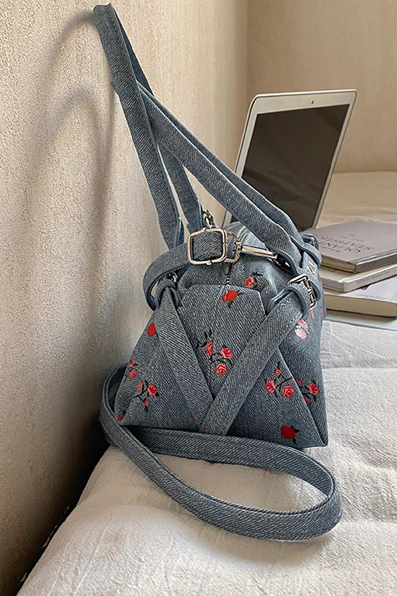 Floral Pattern Mini Handbag