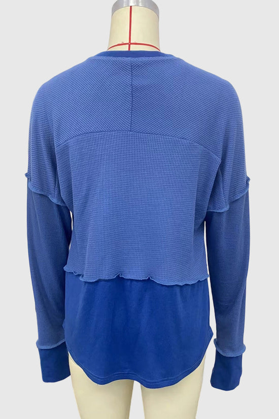 Relaxed Fit V-Neck Sweatshirt