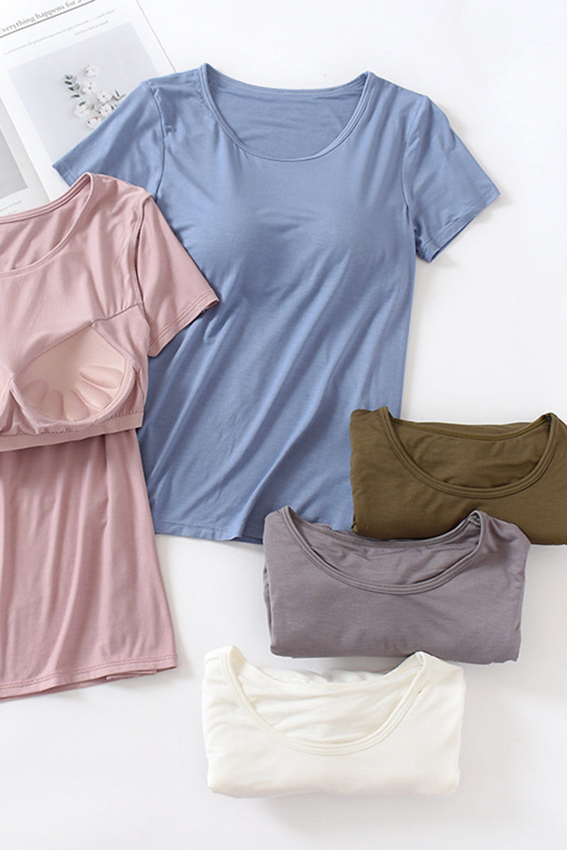 Classic Crew Neck Short Sleeve T-Shirt