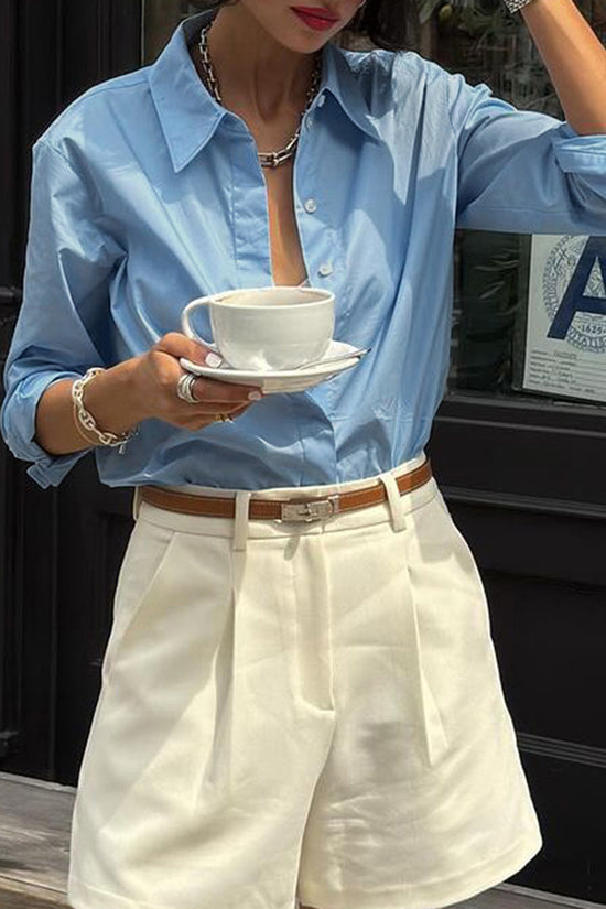 Classic Button-Up Blouse