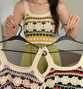 Floral Crochet Tank Top