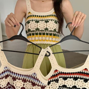 Floral Crochet Tank Top