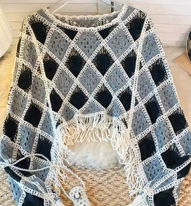 Intricate Crochet Fringe Knit Top