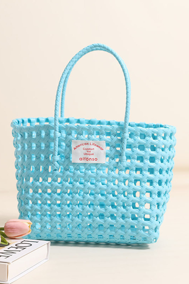 Woven Tote Bag with Handles