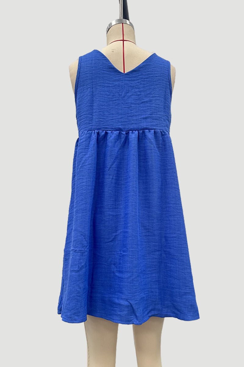 Chic Sleeveless Casual Dress