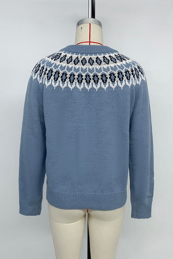 Nordic Pattern Cozy Sweater