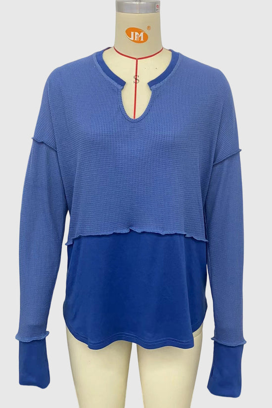 Relaxed Fit V-Neck Sweatshirt