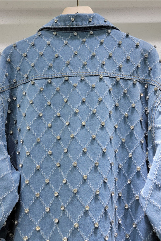 Sequin Embellished Denim Jacket