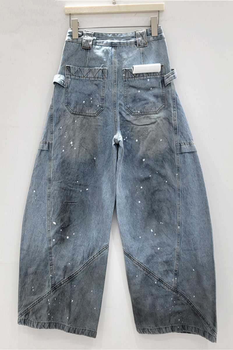 Trendy Straight Cargo Jeans